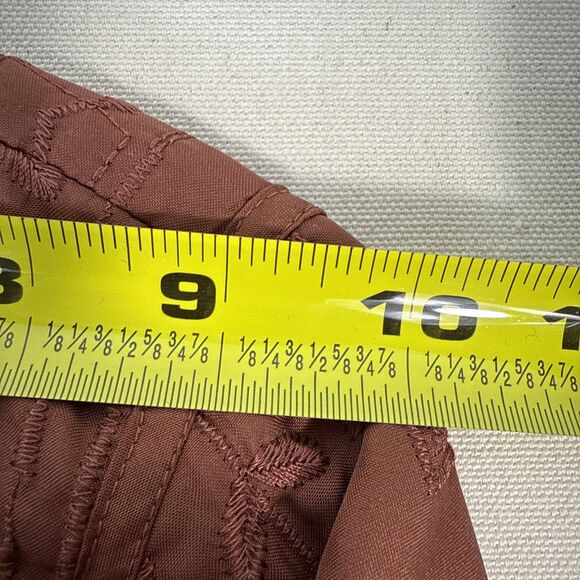 Burnt Orange Embroidered Lined Open Front Jacket Size 18W by Alfred Dunner - Picture 12 of 12